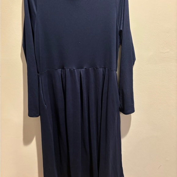 NWOT 24/7 Comfort Apparel Navy Dress - Picture 3 of 4